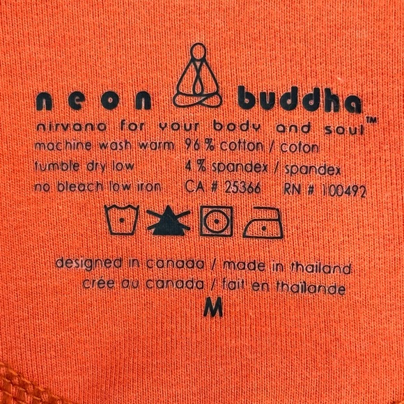 Neon Buddha Vibrant Orange Blazer - Picture 5 of 8